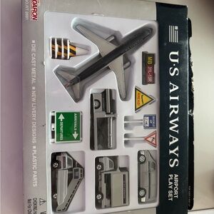 US Airways Airport Play Set collectible